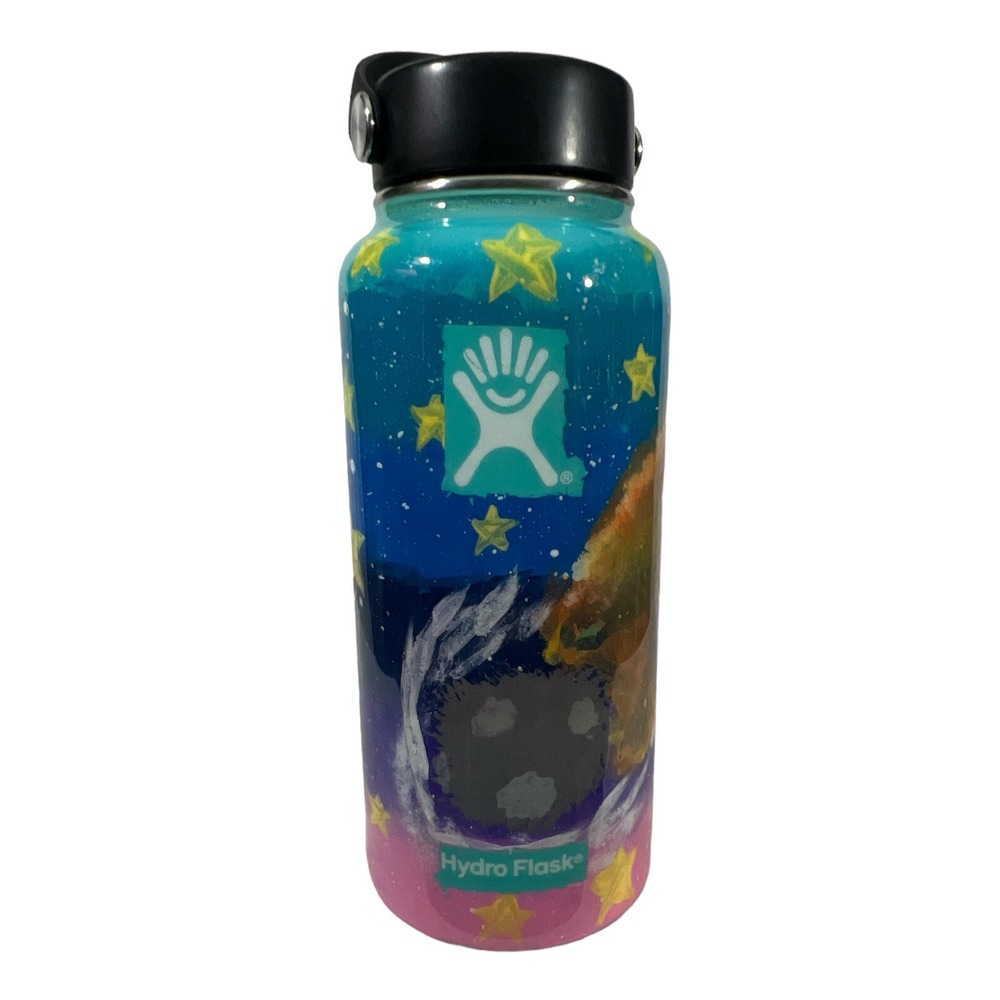 CUSTOM Hydro‎ Flask Vacuum Insulated hand painted GALAXY designed water bottle